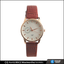 Genuine leather watch for fashion women China quartz watch price